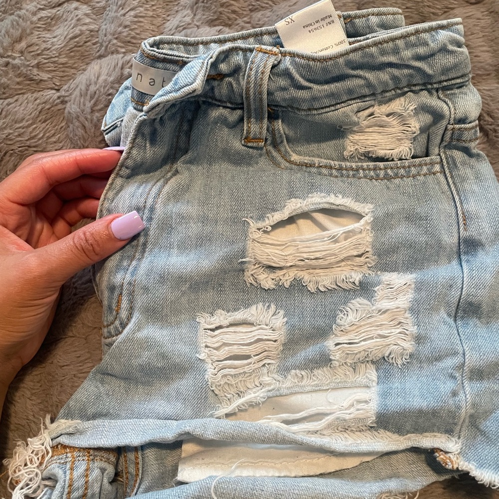 Denim shorts USED.